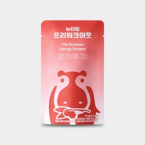 뉴타임 프리워크아웃 헬스부스터 운동전부스터 아르기닌 에너지 70ml x 30개입, 1박스