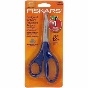 Fiskas 12-94587097j 17.8cm(7인치) 학생용 가위 정품보장, 단일, 1개