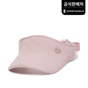 [와이드앵글 공식] [골프] 여성 CO 그라데이션 썬캡 WWP23C03P5, Pink, 1개