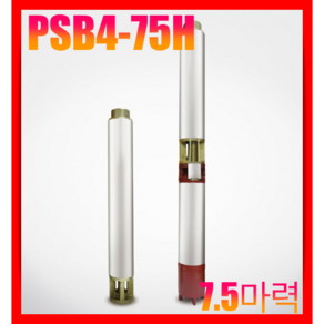 윌로펌프 PSB4-75H 펌프만(7.5마력 모터제외) 심정용 수중펌프 심정용펌프, PSB4-75H(펌프만), 1개