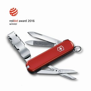 빅토리녹스 VICTORINOX 580 멀티툴 손톱깎이 네일 클립, 반투명 블루, 1개