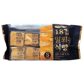 18겹 밀푀유 식빵 640g (80g x 8개) 코스트코