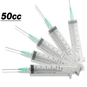 일회용 주사기 50CC 25개 18G X 38mm, 1세트