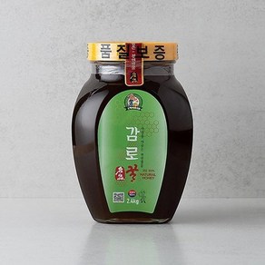 [소백산꿀아저씨]국내산 천연 감로 벌꿀 2.4kg, 1개