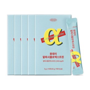 데이즈온 알파CD 원데이 시클로덱스트린 파인애플맛 5박스, 42g