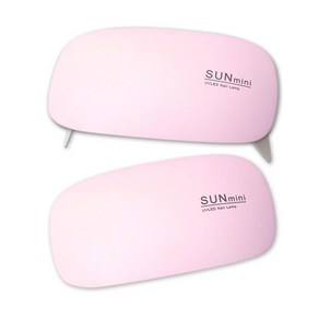 썬미니 LED UV 휴대용 젤네일 램프 6W USB 전원 SUNMINI2 젤 네일 램프 셀프 아트 폴리쉬, 1개, 핑크