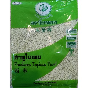 [THAI 태국] JADE LEAF BRAND 타피오카펄 Tapioca Peal 400g woldfood, 1개, 1개입