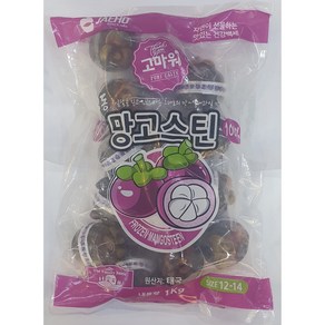 [킹앤킴스] 망고스틴 냉동망고스틴 1kg 냉동과일, 1개