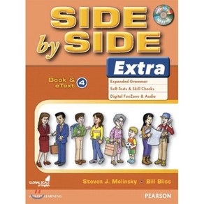 Side by Side Exta 4 Book & eText with CD, Peason College Div