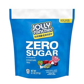 JOLLY RANCHER Zero Sugar Assorted Fruit Flavored Hard JOLLY RANCHER Zero Sugar 모듬 과일 맛 하드 캔디 백 6.1온