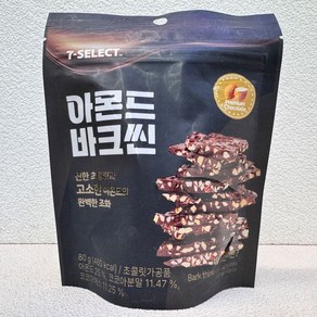 아몬드 바크씬 초콜릿, 80g, 1개