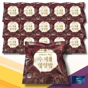 이혜정의 영양듬뿍 맛있는 수제 영양밥 (GS 사은품 증정), 120g, 20개