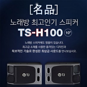 노래방몰 TJ미디어 노래방에 최적화된 노래방 스피커 TS-H100 10인치 스피커