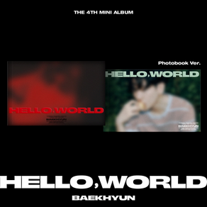 백현 (BAEKHYUN) - 미니앨범 4집 : Hello Wold [Photobook Ve.][2종 SET]