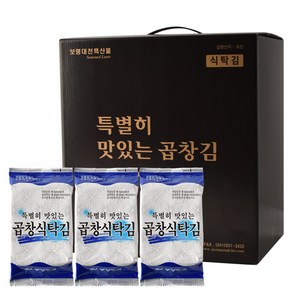 보령대천김 중앙맛김 곱창식탁김 12봉, 12개