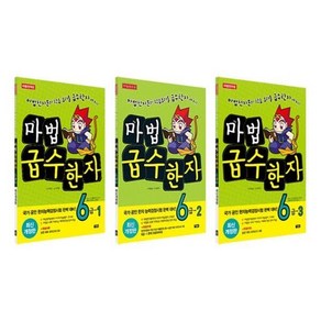 [전집] 마법 급수한자 6급 1~3권 세트 : 마법천자문의 학습효과를 급수한자까지, 아울북(전집)