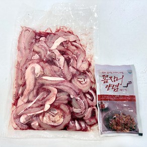 부산 자갈치 완손질 생물 꼼장어 1kg (10~15마리쯤) 소스동봉 당일손질 산지직송 곰장어 먹장어