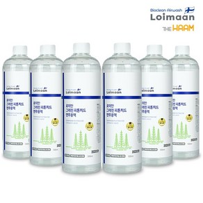 로이만 신형 그래핀 피톤치드 연무액 리필 업소용 가정용 피톤치드 탈취, 6개, 500ml