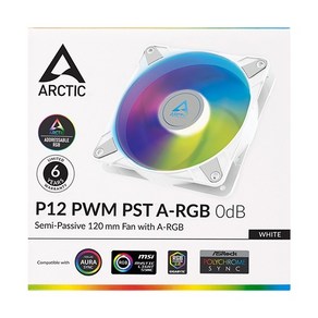 ARCTIC ARCTIC P12 PWM PST ARGB 서린 (white), 1개