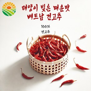 태양이 빚은 매운맛 베트남 건고추, 1개, 300g