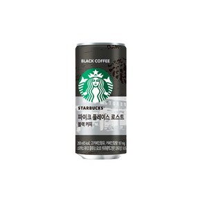 [달담박스]동서 스타벅스 파이크플레이스 로스트 블랙 200ml 24캔, 24개