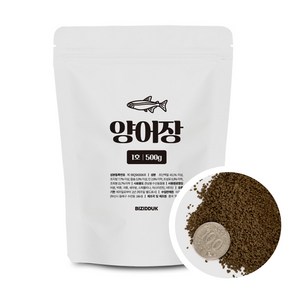 비지떡 양어장 사료 1호, 500g, 1개