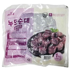 누드순대슬라이스1kg/달솔-, 5개, 1kg