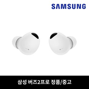 사본 - 삼성 버즈2프로 화이트 이어버드 단품 중고 정품 SM-R510, 화이트(오른쪽)