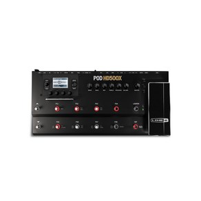 LINE6 라인식스 POD HD500X 멀티이펙터 풋스위치, 1개