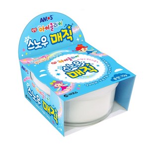 아모스 스노우매직 만들기 클레이 하양 70g 140g 400g 800g