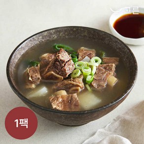 [고른] 더담은 갈비탕 800g 1팩 (1팩 1인분), 1개