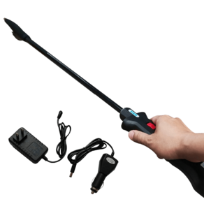소몰이 스틱 돼지 충전식 충격기 전기 막대 고전력 멧돼지 고출력 방수, 55cm 220V, 1개