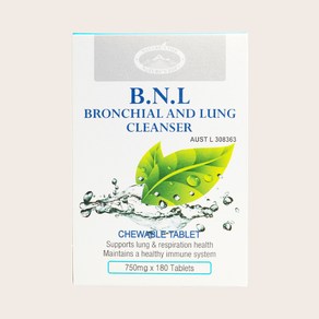 네이쳐스탑 BNL기관지 폐 클렌저 영양제 180정 Bonchial and Lung Cleanse, 1개