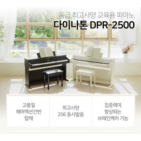 다이나톤디지털피아노 DPR-2500 DPR2500, 화이트, 1개