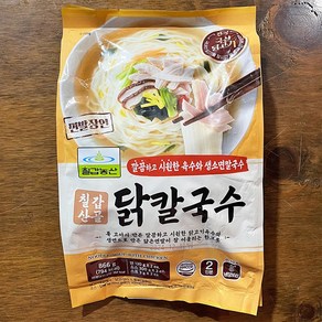 5분마켓 칠갑 산골 닭칼국수 866g, 1개