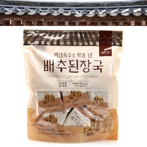 소스락 즉석국 10g x 24 - 백년육수로 맛을 낸 배추된장국 Sauce R.O.K Soup 10g x 24 - Soybeen Paste Soup with Kimchi Cabba, 24개