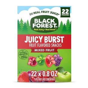 Black Foest Fuit Snacks 쥬시 버스트 베리 메들리 22.7g(0., 22.7g, 1개