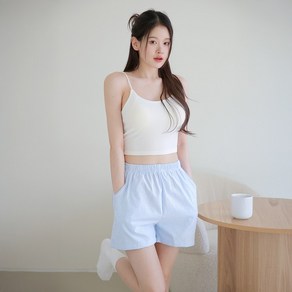 디디오 여성 여름 반바지 스트라이프 데일리 홈웨어 겸용 쇼츠 CW소라