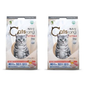 캐츠랑 대주산업 캐츠랑 고양이 전연령 사료 10kg, 닭+참치, 1개