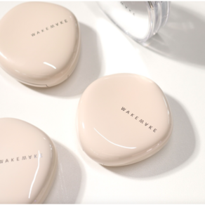 [정품] 웨이크메이크 워터밤 글로우 코팅밤 Wakemake Wate Glow Cushion 웨이크메이크 쿠션 (리필포함), 0.5 내추럴 페일, 1개