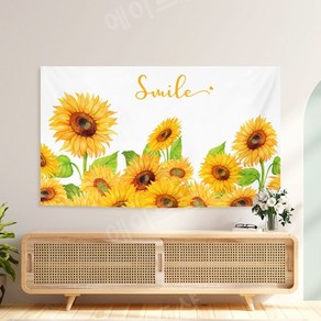 해바라기 티비커버 TV 가리개 덮개 방진커버 32-86인치 모니터 티비 커버, 해바라기 - 04, 1개