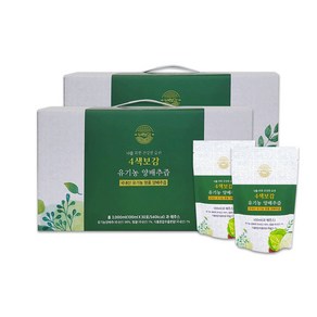 4색보감 유기농 양배추즙 100ml/30개입, 2박스, 3L