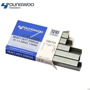 영우 손타카핀 (1통10갑) 12x12mm 핸드타카핀 Y1212, 1개