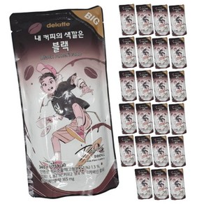 델라페 빅 블랙아메리카노 아이스파우치음료 340ml x 24개