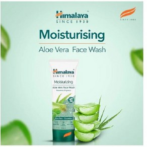 Himalaya Moistuizing Aloe Vea Face Wash with Cucumbe Extact, 1세트, 100ml