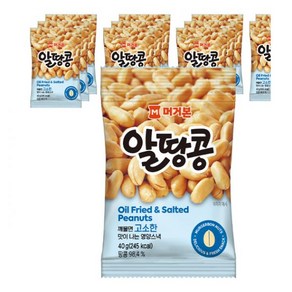 [머거본] 알땅콩 40g x 12봉, 12개