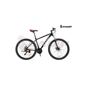 [사바코리아] 캠프 비거러스 VIGOROUS100 21단 27.5인치 MTB 자전거 2022, Black/Red, 27.5x15.5, 1개