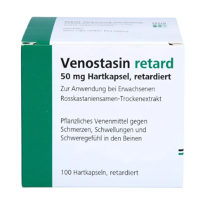 [독일 내수 정품](베노스타신) VENOSTASIN etad 50 mg Hatkapsel etadiet 100St, 1개, 100정