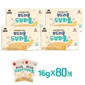 이츠웰 부드러운 두부 와플, 16g, 80개