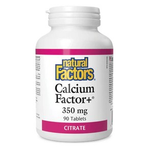 Natual Factos 내추럴팩터스 칼슘 시트르산 350mg 90정, 1개